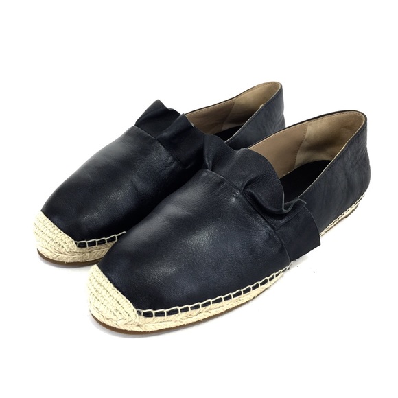 - SOLD - Michael Kors Collection Black Ruffle Espadrilles - Picture 2 of 12